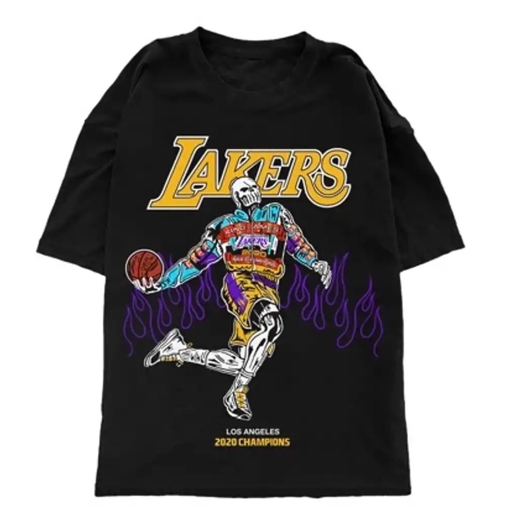 BRAND NEW STILL IN BAG Warren Lotas Lakers championship King James T shirt